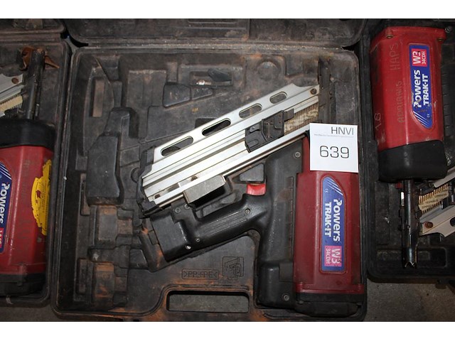 Zes accutackers body's powers trak-it w3 34cdh in koffer. - afbeelding 2 van  4