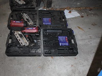 Zes accutackers body's powers trak-it w3 34cdh in koffer. - afbeelding 3 van  4