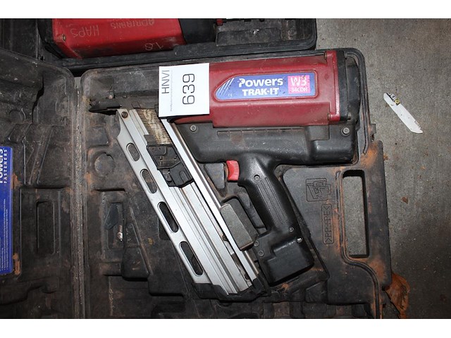 Zes accutackers body's powers trak-it w3 34cdh in koffer. - afbeelding 4 van  4