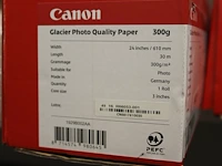 Zes deels aangebroken rollen fotopapier van onder andere canon breedte 432 en 610 mm. - afbeelding 3 van  5