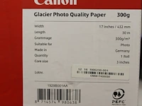 Zes deels aangebroken rollen fotopapier van onder andere canon breedte 432 en 610 mm. - afbeelding 5 van  5