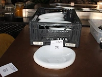Zes designbordjes met breedte 22 cm. - afbeelding 1 van  2