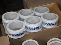 Zes dozen met tape voorzien van reclame opdruk - afbeelding 2 van  2