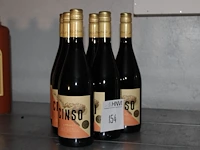 Zes flessen rode wijn cinso. - afbeelding 2 van  2