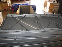 Zes in hoogte verstelbare podiumblokken afm. 200 x 100 cm. - afbeelding 2 van  2