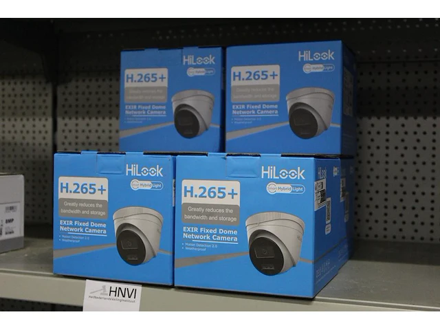 Zes netwerk camera's hilook type h.265+, bewegingssensor en weerbestendig - afbeelding 1 van  3