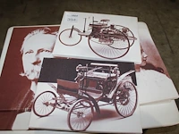 Zes prenten op doek mercedes gerelateerd o.a. afmeting 40 x 30 cm - afbeelding 1 van  3