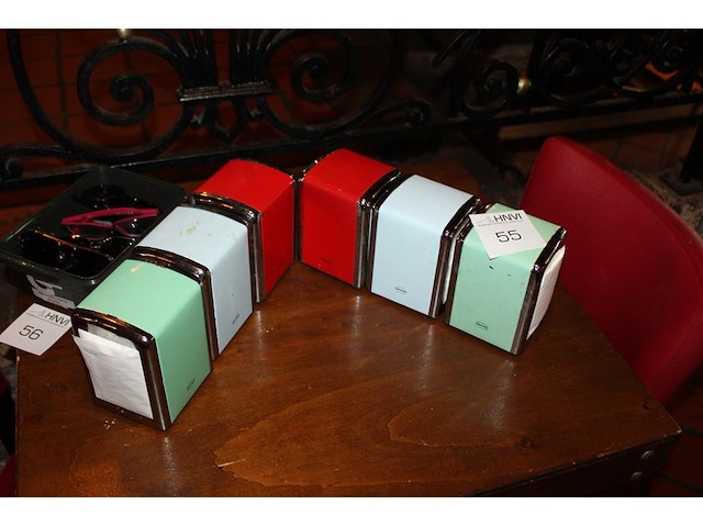 Zes servethouders cabanaz. - afbeelding 1 van  2