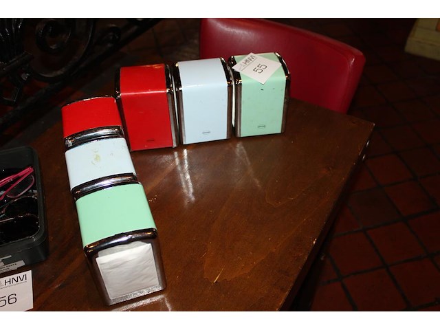 Zes servethouders cabanaz. - afbeelding 2 van  2