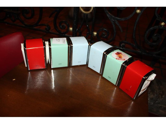 Zes servethouders cabanaz. - afbeelding 2 van  2