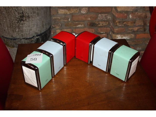 Zes servethouders cabanaz. - afbeelding 1 van  2