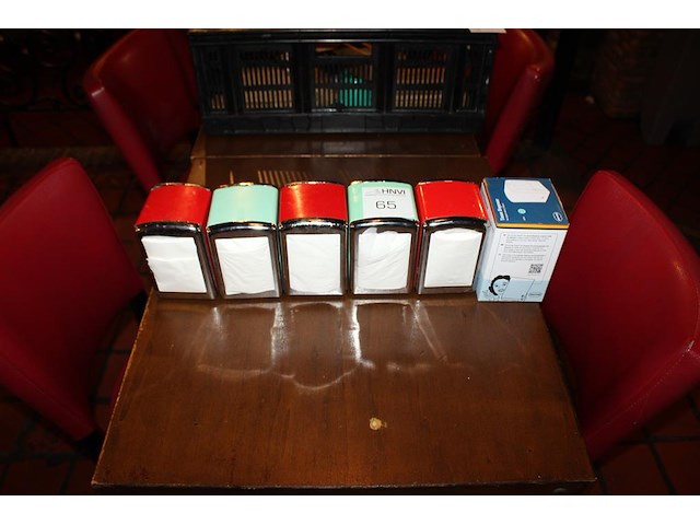 Zes servethouders cabanaz. - afbeelding 1 van  2