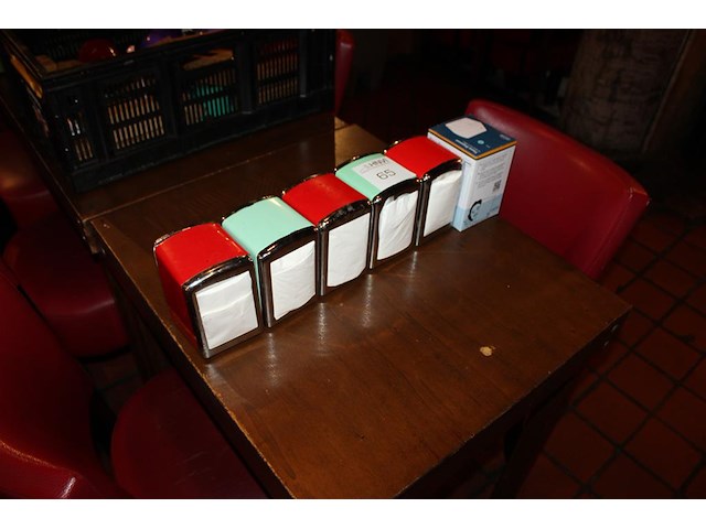 Zes servethouders cabanaz. - afbeelding 2 van  2