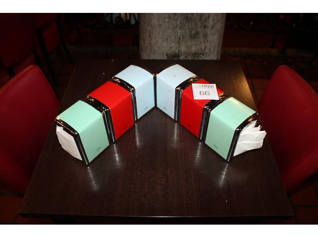 Zes servethouders cabanaz. - afbeelding 1 van  2