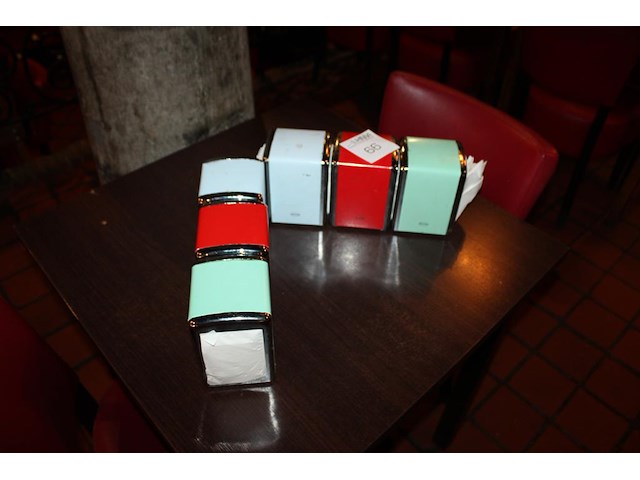 Zes servethouders cabanaz. - afbeelding 2 van  2