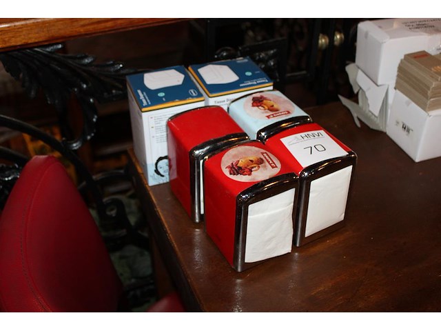 Zes servethouders cabanaz. - afbeelding 2 van  2