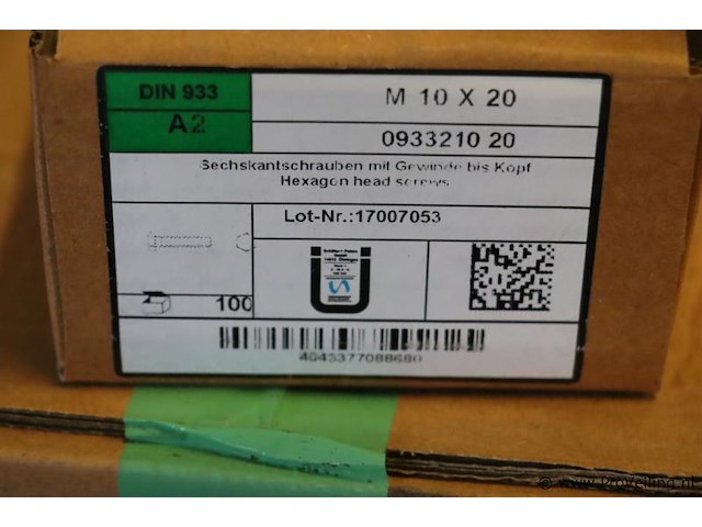 Zeskantbouten m10x20 - afbeelding 3 van  4