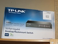 Zestienpoorts desktopswitch tplink tl-sg1016d. - afbeelding 1 van  2