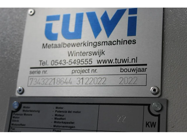 Zetbank durma ad-r 30220 met bedieningspaneel da 66t en diverse zetstukken. werkbreedte 3050 mm. perscapaci... - afbeelding 8 van  20