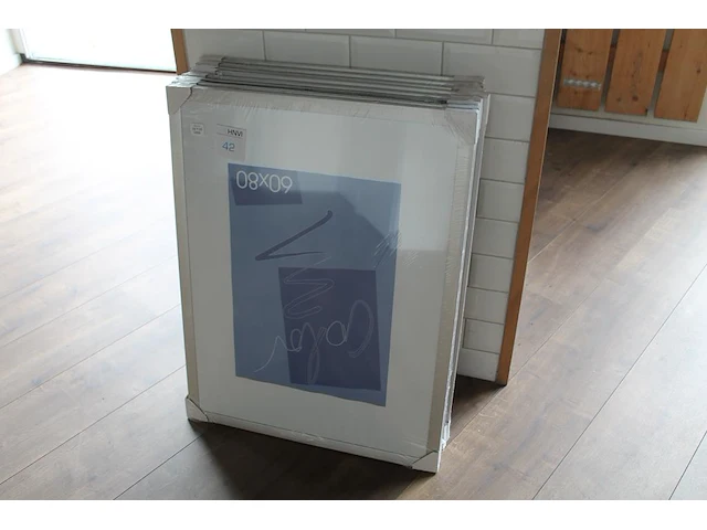 13 zwart fotolijsten 40 x 40 cm. - afbeelding 3 van  4