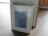 13 zwart fotolijsten 40 x 40 cm. - afbeelding 3 van  4