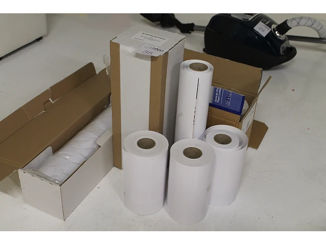 Zeven (deels aangebroken) rollen fotopapier rocket pe250 satin in diverse maten en uitvoeringen. - afbeelding 3 van  4