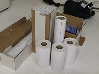 Zeven (deels aangebroken) rollen fotopapier rocket pe250 satin in diverse maten en uitvoeringen. - afbeelding 3 van  4