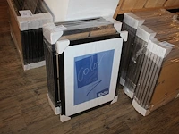 Zeven zwarte fotolijsten 40 x 50 cm. - afbeelding 1 van  2