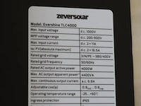Zeversolar model zeverlution 1500 s zonne-omvormer - afbeelding 4 van  4