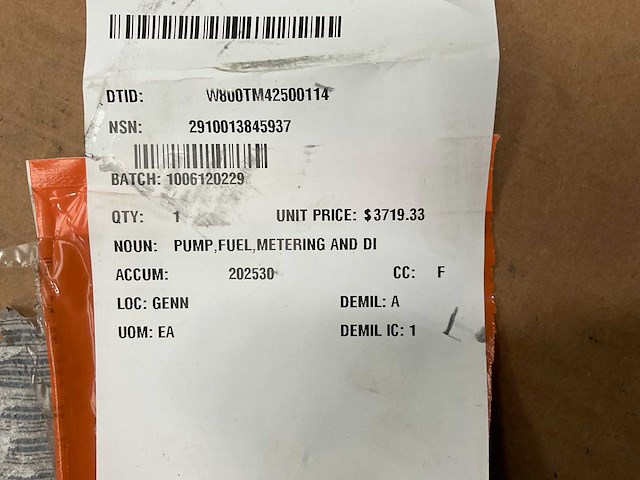 Zexel fuel injection pomp - afbeelding 8 van  8