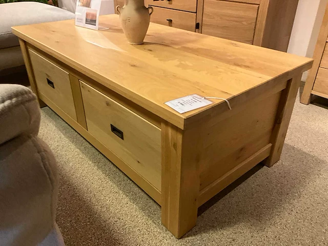 Zezi eiken salontafel - afbeelding 2 van  8