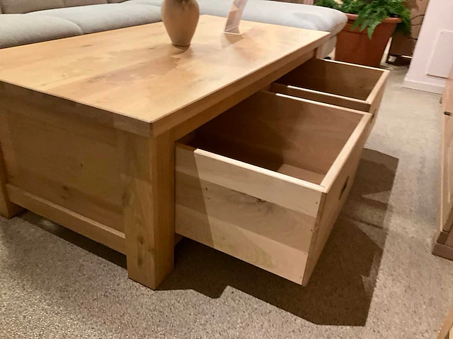 Zezi eiken salontafel - afbeelding 5 van  8