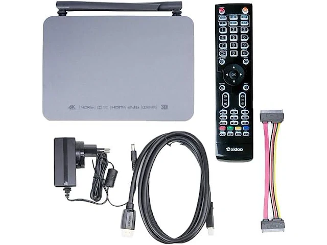 Zidoo pni-zidooz9xpc redare 4k ultra hd / 3d, 2gb ddr4, 16gb, bluetooth 4.2 - afbeelding 3 van  3