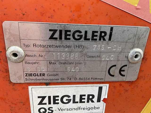 Ziegler hr 785-dh modul schudder - afbeelding 2 van  10