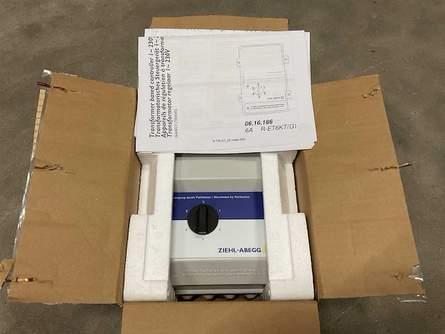 Ziehl-abegg r-et6ktg transformator regelaar - afbeelding 2 van  3
