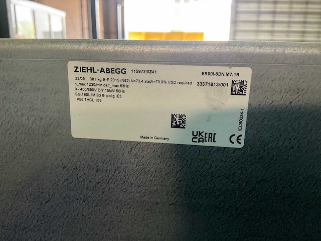 Zielh-abegg er90l-6dn.n7.1r ventilator - afbeelding 6 van  6