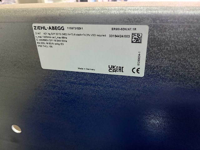 Zielh-abegg er90l-6dn.n7.1r ventilator - afbeelding 7 van  7