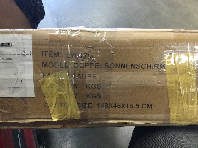 Ziigo - ly017ta - dubbele parasol (2x) - afbeelding 4 van  4