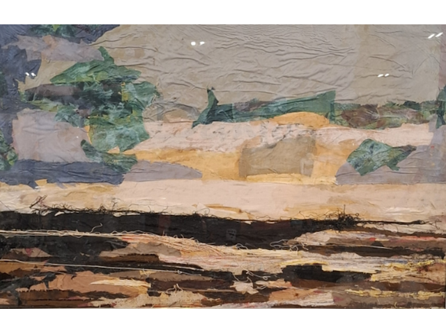 Zijdecollage, maya wildevuur (1944-2023) - afbeelding 1 van  8