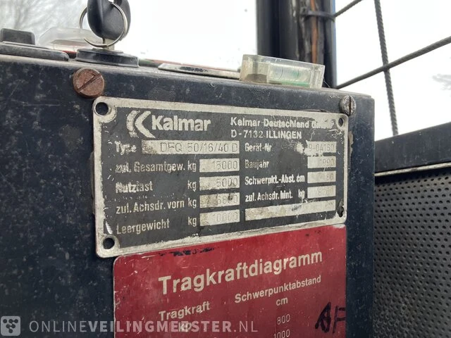 Zijlader kalmar, dfq 50/16/40d, blauw, bouwjaar 1990 - afbeelding 4 van  16