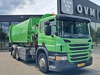 Zijlader vuilniswagen, scania, p310, 2013