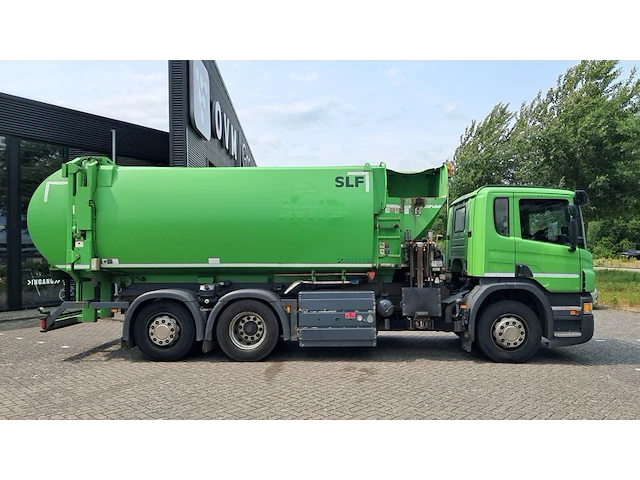 Zijlader vuilniswagen, scania, p310, 2013 - afbeelding 12 van  57