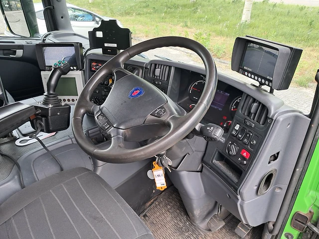 Zijlader vuilniswagen, scania, p310, 2013 - afbeelding 28 van  57