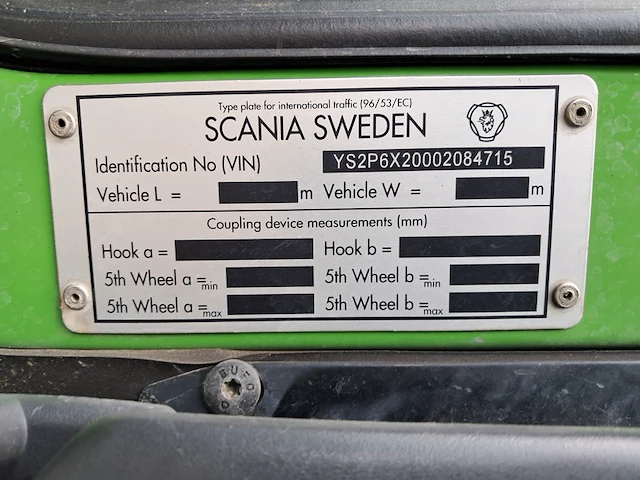 Zijlader vuilniswagen, scania, p310, 2013 - afbeelding 53 van  57