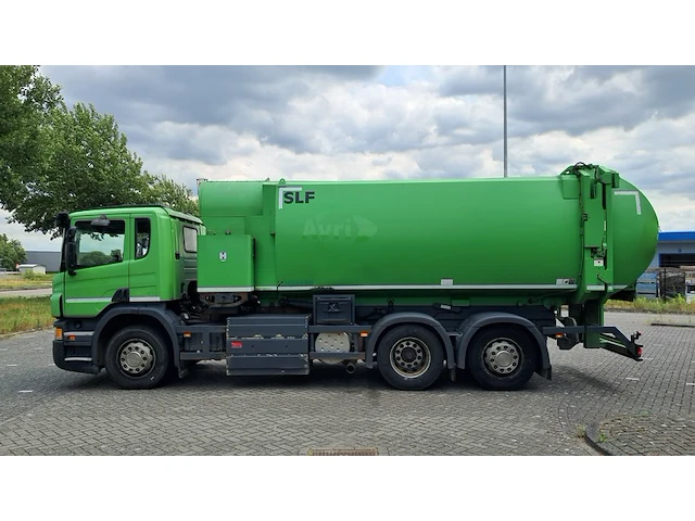 Zijlader vuilniswagen, scania, p310, 2013 - afbeelding 54 van  57
