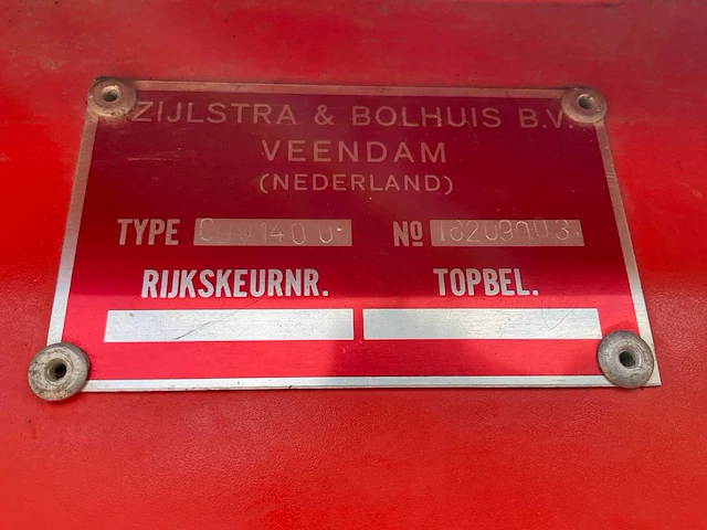 Zijlstra&bolhuis cuv1400 telescoop transportband - afbeelding 5 van  13
