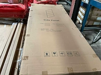Zijwand frame anti kalk mat zwart - afbeelding 2 van  2