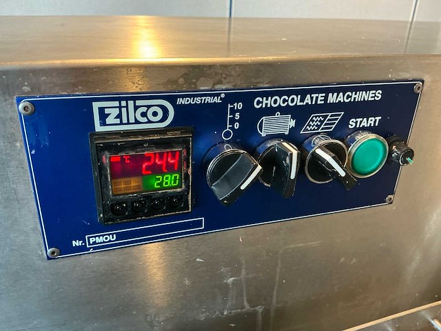 Zilco chocolade machine mouleermachine - afbeelding 13 van  16