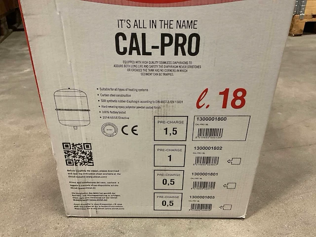 Zilmet cal-pro 18l expansievat - afbeelding 3 van  3