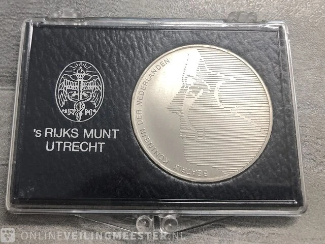 Zilver - zilveren 50 gulden willem van oranje fdc - afbeelding 1 van  2